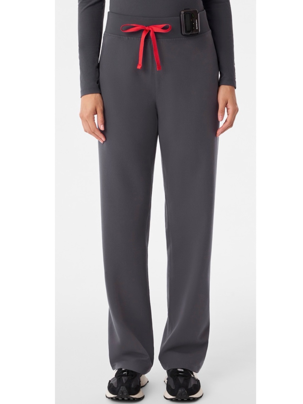 FIGS Women’s Livingston Straight Leg Scrub Pant - Charcoal